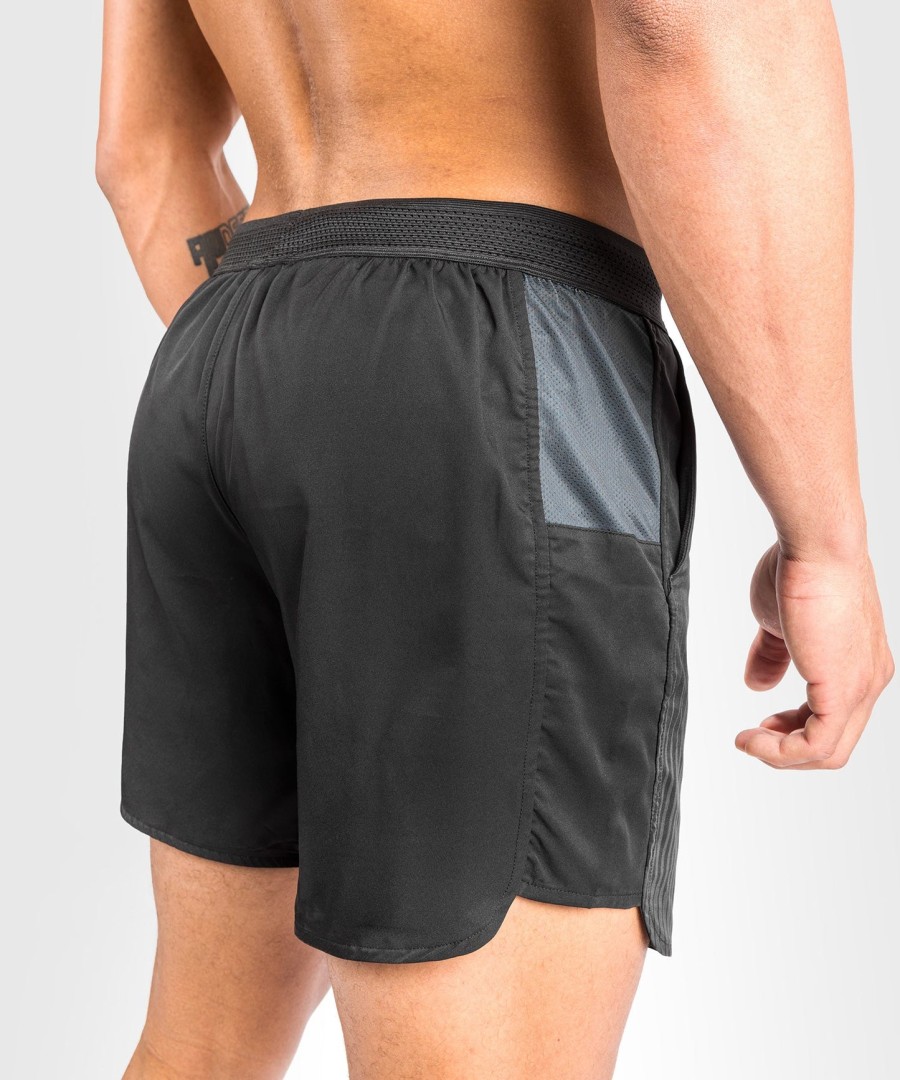 spodenki treningowe venum biomecha 2 w 1 – czarno-szare