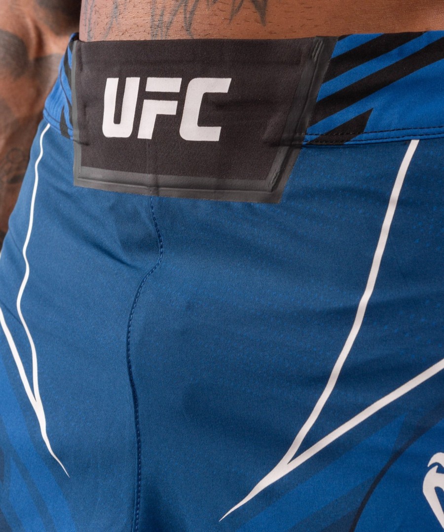 szorty męskie ufc venum authentic fight night – długi krój – niebieskie